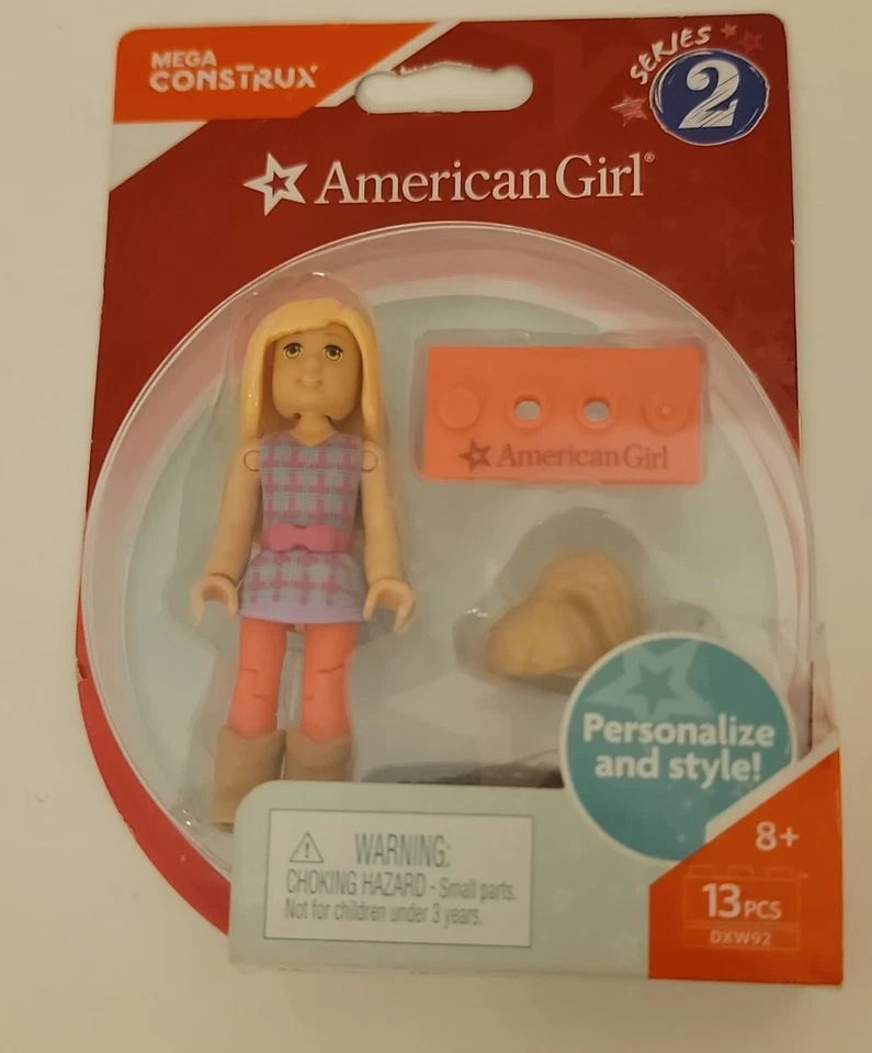 Minifigura Mega Construx American Girl Spring Plaid Cowgirl Serie 2 DXW92 Foto 4 de 4