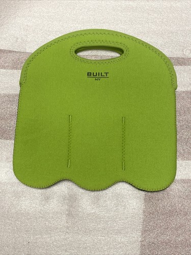 BUILT NY Soft-Grip isolierter Neoprenträger - 6 Dosen und/oder Flaschen limettengrün