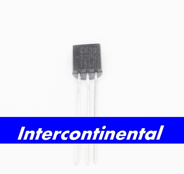 100PCS BC639 Transistor NPN 80V 1A 0,8W TO-92 NEW