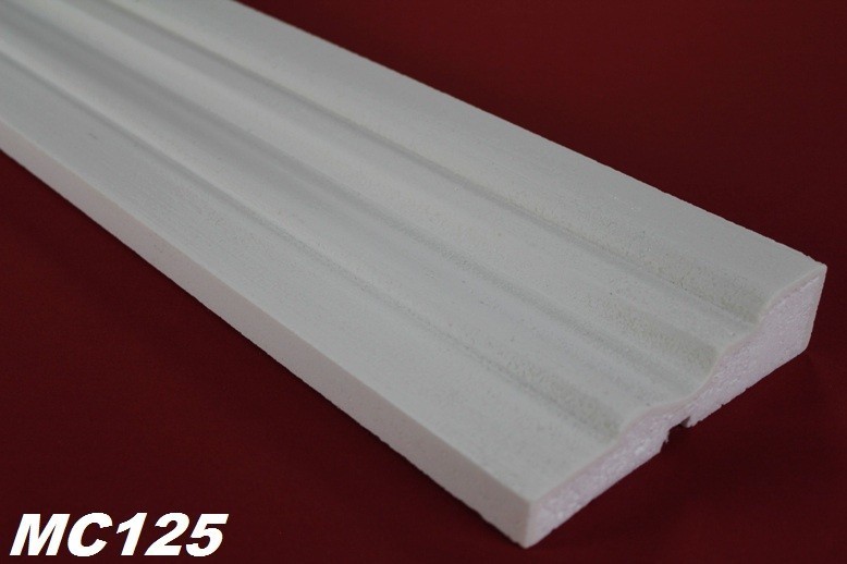 10 Meter Flachprofile Wandprofile Fassade Deko stoßfest 150x40mm, MC125 10 Meter Flachprofile Wandprofile Fassade Deko stoßfest 150x40mm, MC125