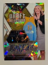 COURTNEY VANDERSLOOT 2024 Select WNBA Draft Selections WHITE ICE Auto 4/25 *Read
