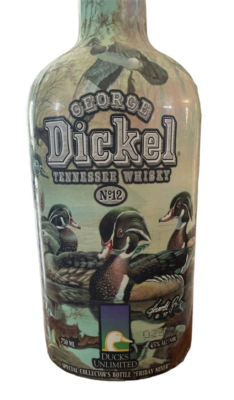 Ducks Unlimited George Dickel Whiskey #12 EMPTY BOTTLE Small