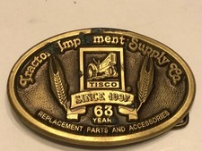 Vintage Belt Buckle - Tractor Implement Supply Co TISCO 63 Years