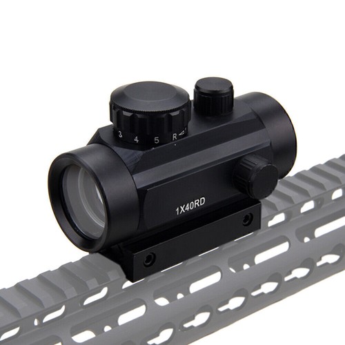 1x40rd Red/Green Dot Laser Sight Scope for Hunting Airsoft Gun Rifle Rail Mount~ - Picture 16 of 19