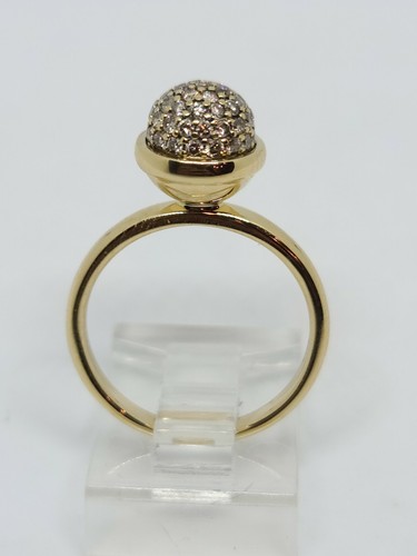 18K Yellow Gold SYNA Candy Champagne Diamond Bubble Ring Size 6.5 MSRP $3,800 - Picture 4 of 10