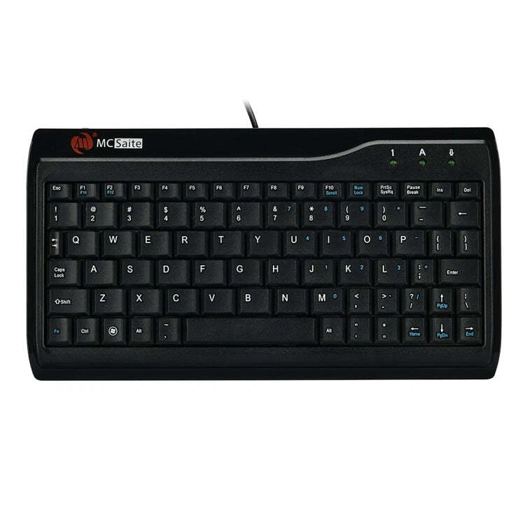 MC Saite MC-8017 Wired 78 Keys Mini Multimedia Computer Keyboard(Black) - Image 2 of 3