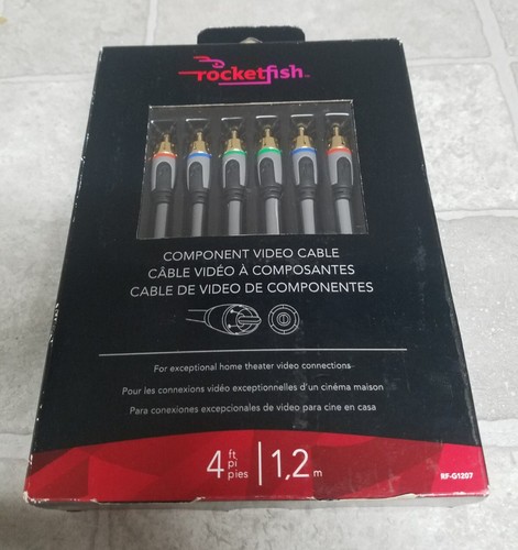 NEW Rocketfish 4' Foot Component Video Cable Multi Color RF-G1207 | eBay