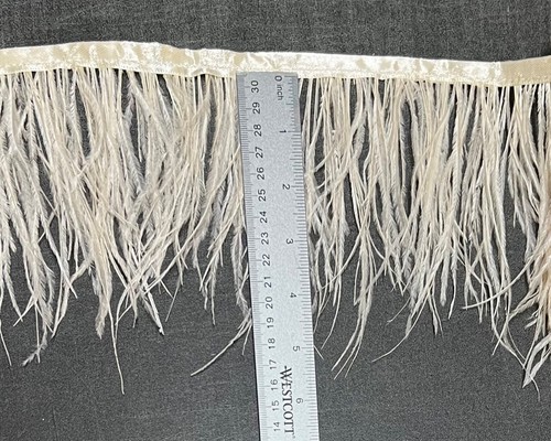 Ostrich Feather Trim Fringe / Sold by the Yard - Assorted Colors - Picture 8 of 15