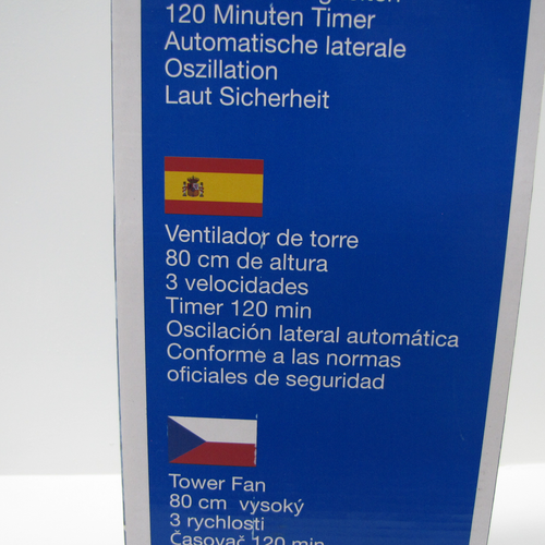 Ventilador de torre Ardes Drito 45W 3 velocidades altura 80cm con temporizador - Imagen 8 de 29