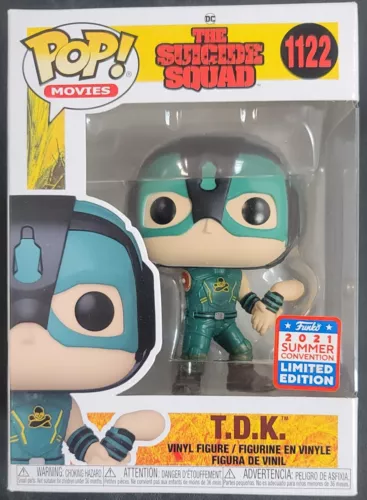 Funko Pop! The Suicide Squad 2021 Summer Virtual Funkon Exclusive T.D.K. #1122