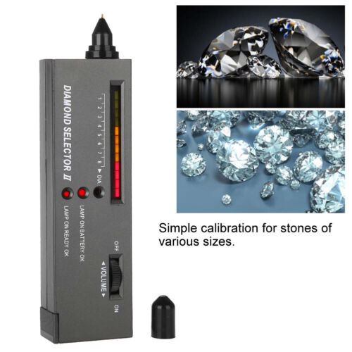 Penna di prova gioielli indicatore LED tester diamanti selettore pietre preziose ad alta precisione - Foto 19 di 21