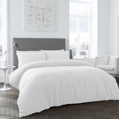 Luxury Ruched Seersucker White King Duvet Quilt Cover Bedding Bed Linen Sets eBay Luxury Ruched Seersucker White King Duvet Quilt Cover Bedding Bed Linen Sets eBay