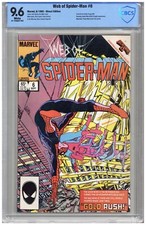 Web of Spider-Man  # 6  CBCS   9.6   NM+  White pgs  9/85  Cover forms single im