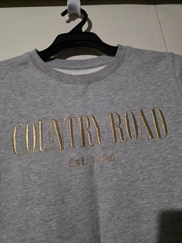 Girls COUNTRY ROAD Grey Heritage Cotton Jumper - Size 14yrs (T24) - Picture 2 of 4