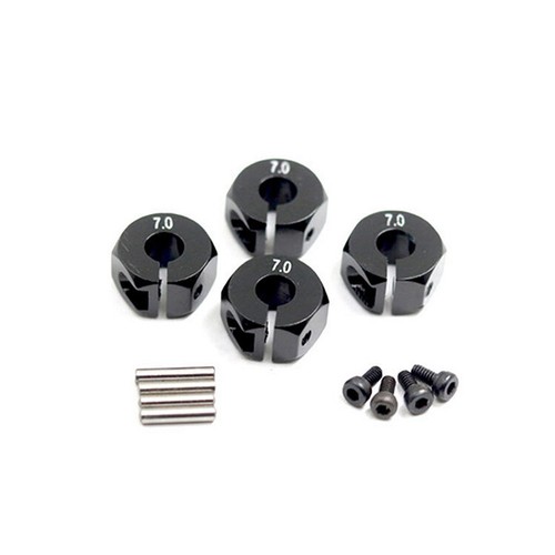 For HSP 1/10 RC Car Aluminium 7.0 Wheels Hex 12mm Hex Hubs Drive + Pins & Screws - Picture 9 of 12