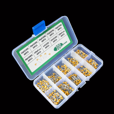 300pcs 10 Values 50V 10pF - 100nF Multilayer Ceramic Capacitor Kit 30pcs Each