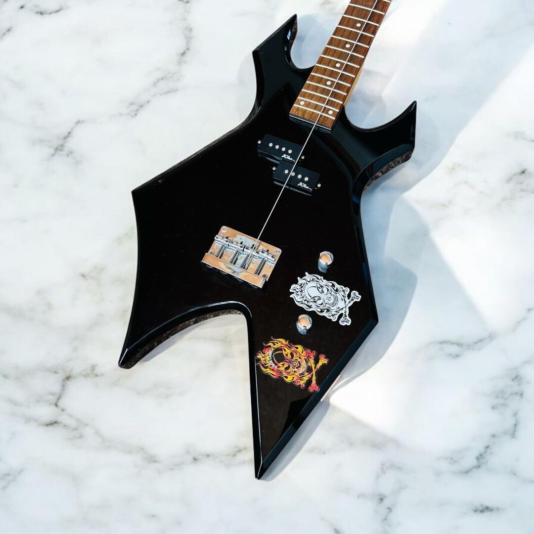 B.C. Rich Warlock Electric Bass Guitar Black Vintage Style Used | eBay