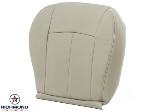 For 2007 2008 Chrysler Sebring-Driver Bottom Replacement Leather Seat Cover Tan - Picture 5 of 12