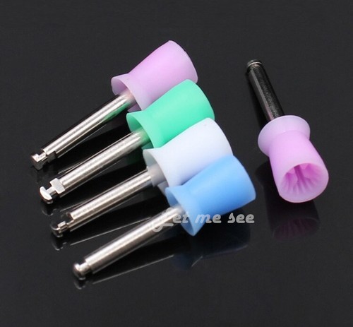Dental Prophy Tooth Polishing Cups Brushes Latch-Type Rubber Polisher Cup Assort - Picture 3 of 27