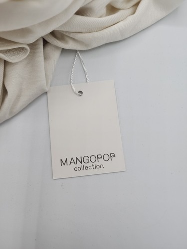 Mangopop Women’s High Neck Long Sleeve Bodysuit. XS White - Picture 5 of 5