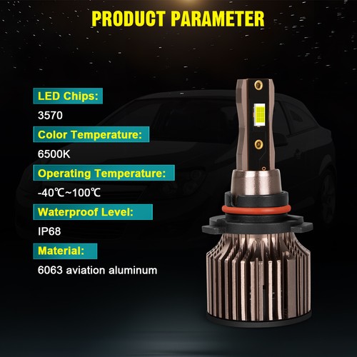 Para Chevy Silverado 1999-2002 Tahoe 2000-2006 6X Faros LED Luces Bombillas Q7 - Imagen 4 de 20