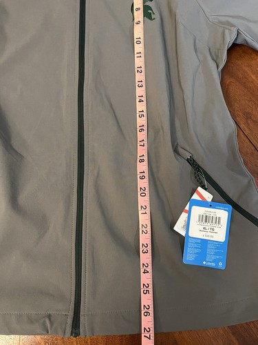 Columbia Michigan St Spartans CLG Heather Canyon Softshell Jacket Gray Womens XL - Picture 8 of 8