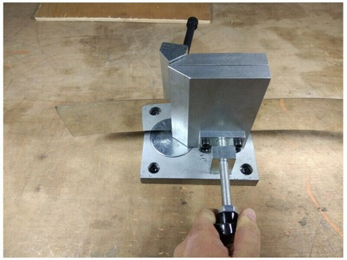 Werbung Metall Wort Falzmaschine, Edelstahl Kantenbiegemaschine - Bild 3 von 7