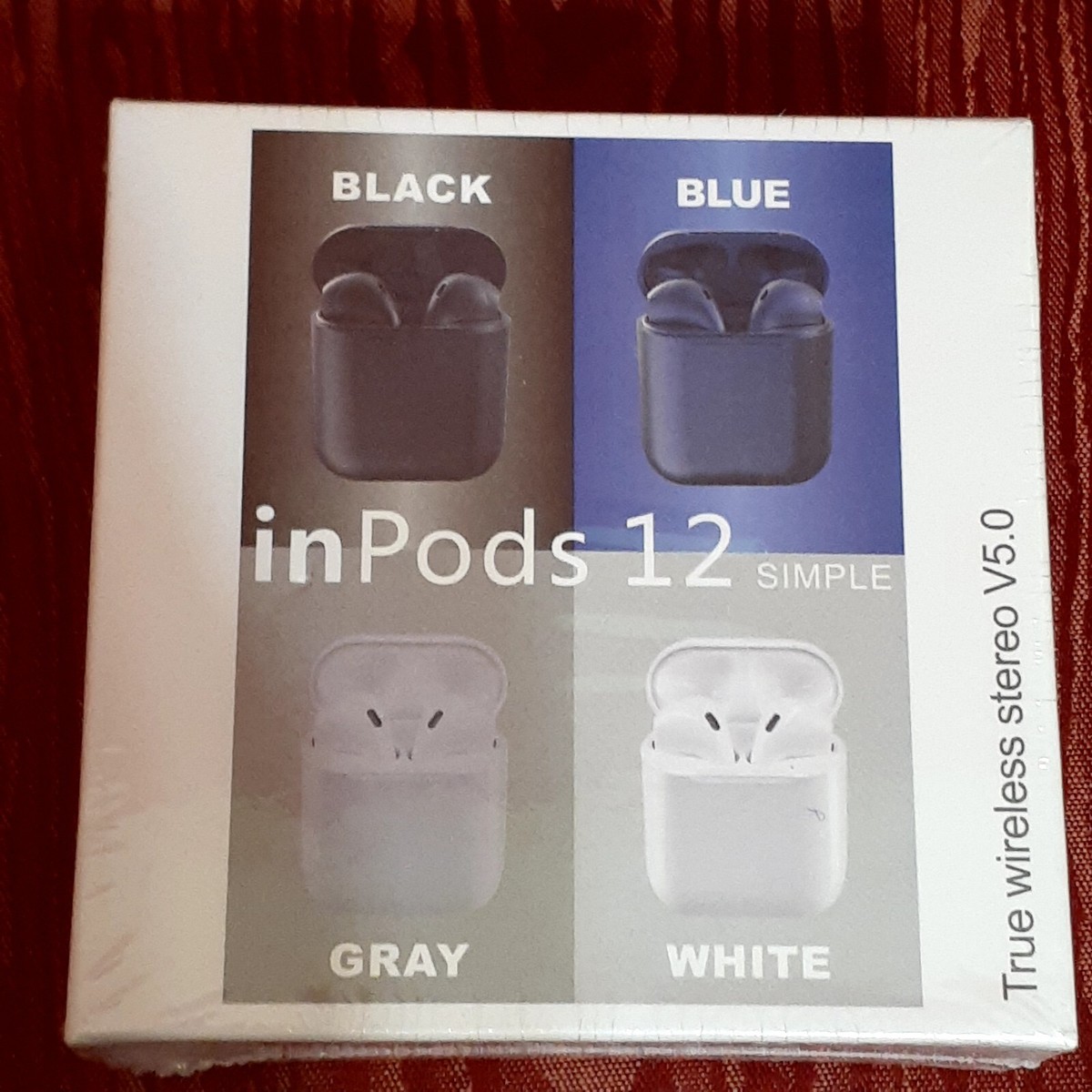 inPods 12 Android iOS BT Wireless White Headphones