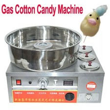Commercial gas stainless steel marshmallow machine Color draw cotton candy maker