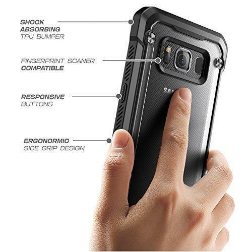 Funda Activa SupCase Samsung Galaxy S8, Serie Escarabajo Unicornio Escarcha/Negro - Imagen 5 de 9