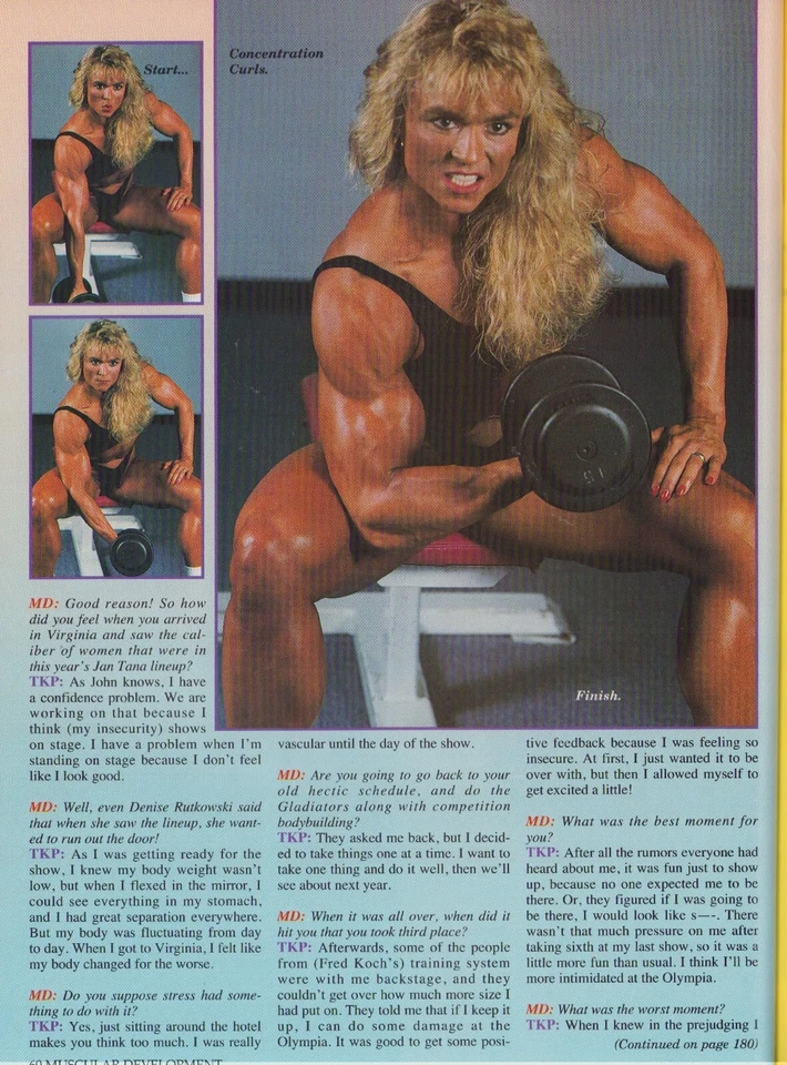 Muscular Development 12/1993 Tonya Knight Craig Titus Poster Denise Rutkowski - Image 4 of 4