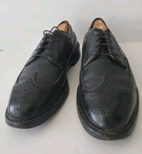Vtg. Florsheim Imperial 92604 Kenmoor Men  s Black Leather Shoes Sz 9.5 D