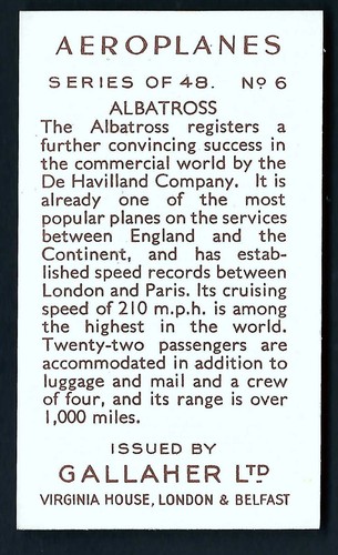 GALLAHER - AEROPLANES - PICK THE CARDS YOU NEED - Picture 13 of 97