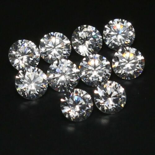 1.70 mm Round Brilliant 10 Pcs Lot D Color VVS1 Excellent White Loose Diamond - Picture 4 of 8