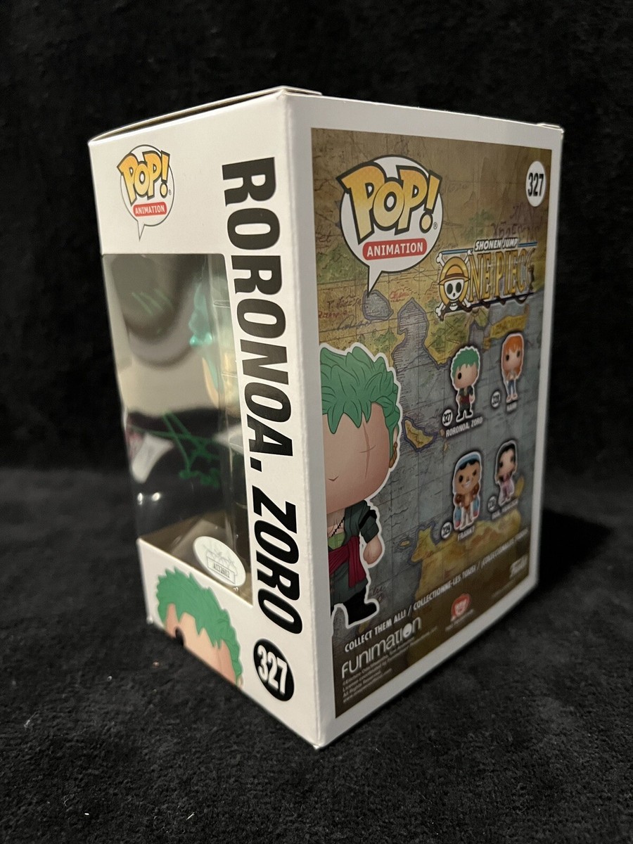 Chris Sabat Signed Roronoa Zoro Funko Pop Quote One Piece