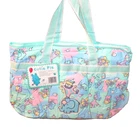 NEW WITH TAG VINTAGE CUTIE PIE  GREEN  DIAPER BAG WITH /CHANING PAD  12" X 17"