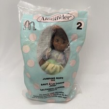 Jumping Rope Doll Madame Alexander Doll McDonald's Collection Black Girl NEW Bow
