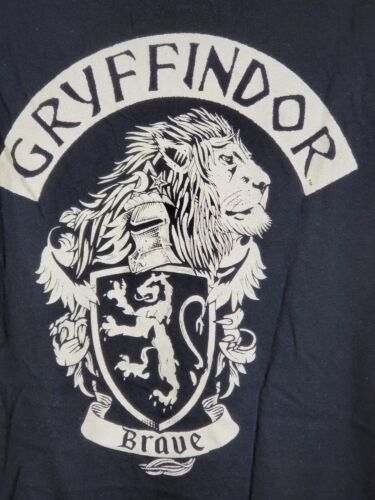 T-shirt uomo Harry Potter taglia M Grifondoro nero bianco manica corta girocollo grafica - Foto 4 di 4
