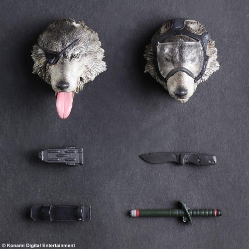 D-Dog Action Figure PLAY ARTS Kai Metal Gear Solid V: The Phantom Pain Bargain - Picture 13 of 14