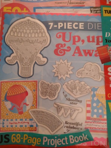 Let's Make Cards All Occasions Ausgabe 82 Bonus 7-teiliges Stanzen Set Auf & Ab - Bild 2 von 3