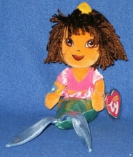 TY DORA the MERMAID BEANIE BABY - MINT with MINT TAG