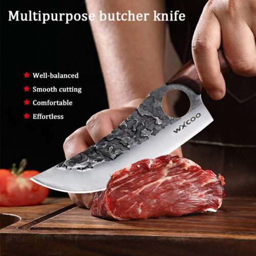 2X Ultra Sharp Multi-purpose Kitchen Butcher's Chef Knife Cleaver Cheese Knives - Picture 9 of 13