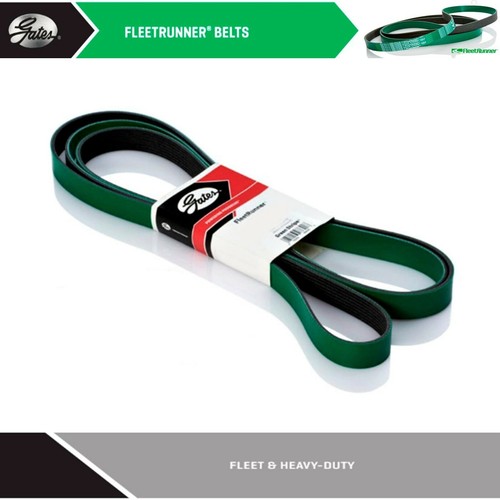 GATES Heavy Duty Serpentine Belt for 2001-2002 INTERNATIONAL 5500I L6-7.6L - Foto 1 di 6