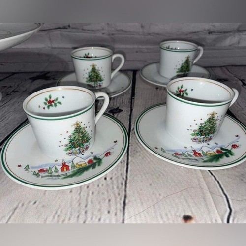 Christmas Eve by The Salem Collection replacement Cup & Saucer porcelain - Picture 2 of 4