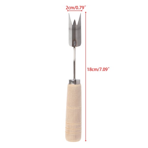 V Shaped Stainless Steel Pineapple Eye Peeler Remover Fruit Tools - Picture 9 of 9