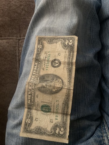 1990 $50 Federal Reserve Note Error Overprint Of The Back On The Front (B9) - Picture 3 of 4