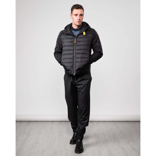 CHAQUETA HÍBRIDA KINARI PARA HOMBRE NUEVA PARAJUMPERS AISLADA CON CAPUCHA talla L, XL, NEGRA KU02 - Imagen 9 de 12