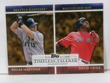 2012 Topps Timeless Talents Edgar Martinez David Ortiz #TT-23 HOF