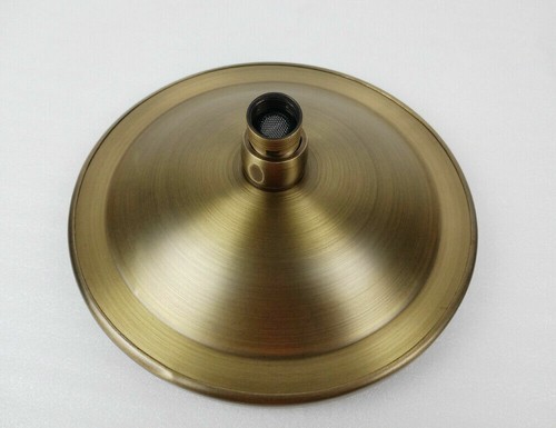 Traditional Antique 100% Brass 8" Round Bathroom Rain Shower Head Replacement - Picture 5 of 24