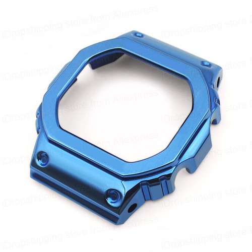 Metallo per Casio G-SHOCK DW5600 GWM5610 Lunetta Orologio Cinturino Cinturino Cassa Cover - Foto 22 di 50